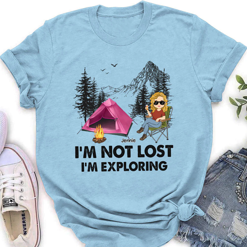 Not Lost - Personalized Custom Women's T-shirt - Image 4