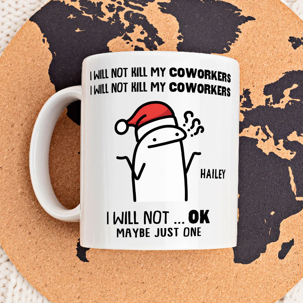 Not Today Human Interaction - Personalized Custom Coffee Mug - Image 4