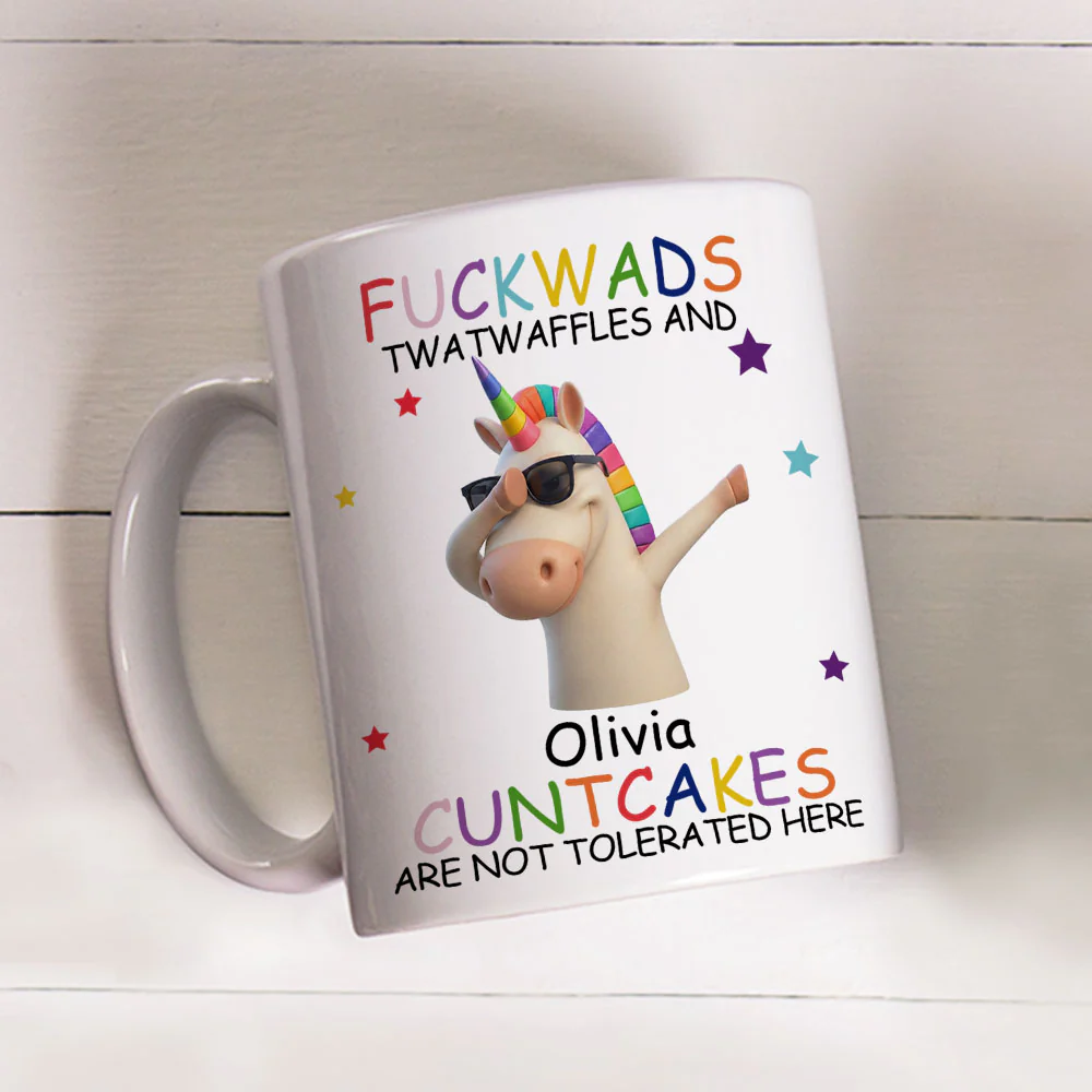 Not Tolerated Here 2 - Personalized Custom Coffee Mug - Image 3