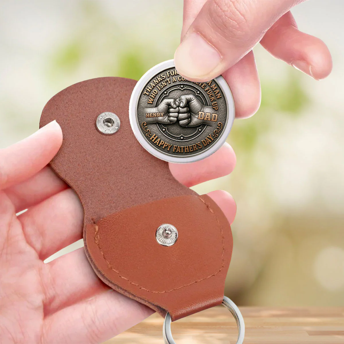 Not Yet A Mess Up - Personalized Custom 3D Effect Pocket Hug - Image 3