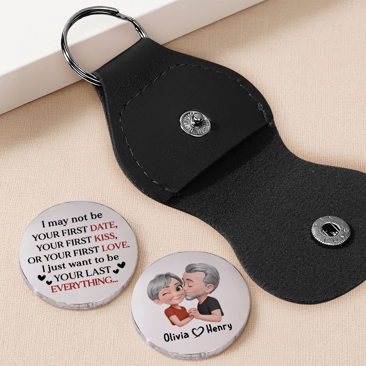 Not Your First Kiss - Personalized Custom Pocket Hug - Image 3