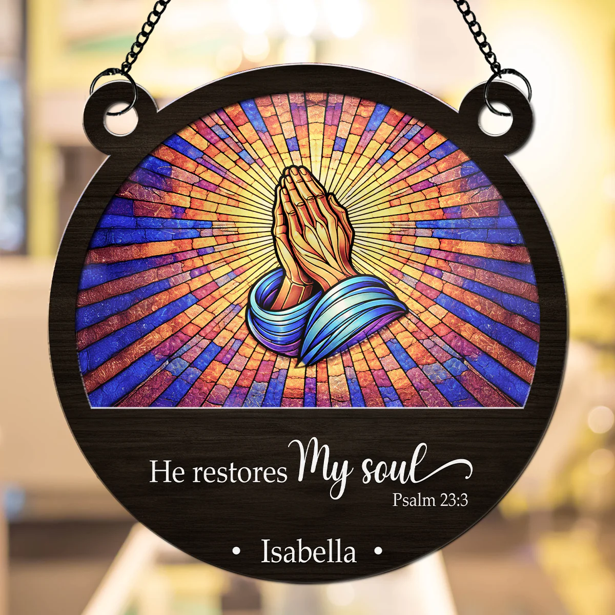 Nothing Will Be Impossible - Personalized Custom Suncatcher - Image 2