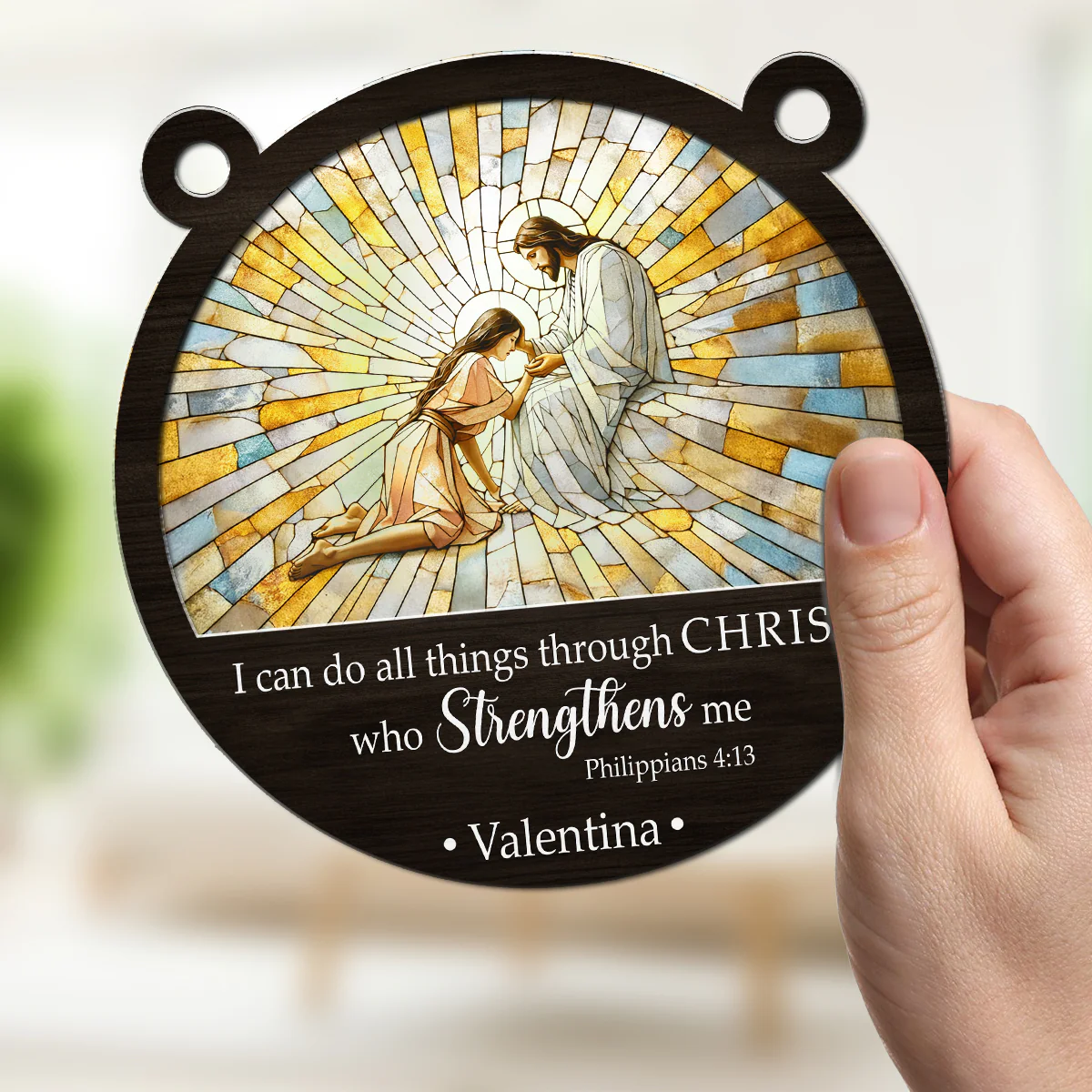 Nothing Will Be Impossible - Personalized Custom Suncatcher - Image 4