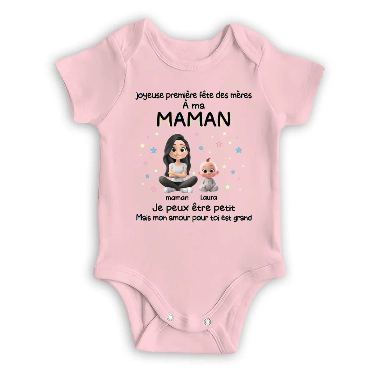 Notre Première Fête des Mères - Body Bébé Personnalisé - Image 9