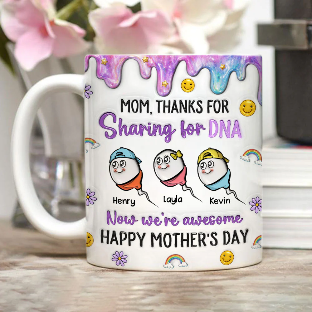 Now We Are Awesome - Personalized Custom 3D Inflated Effect Mug - Image 2