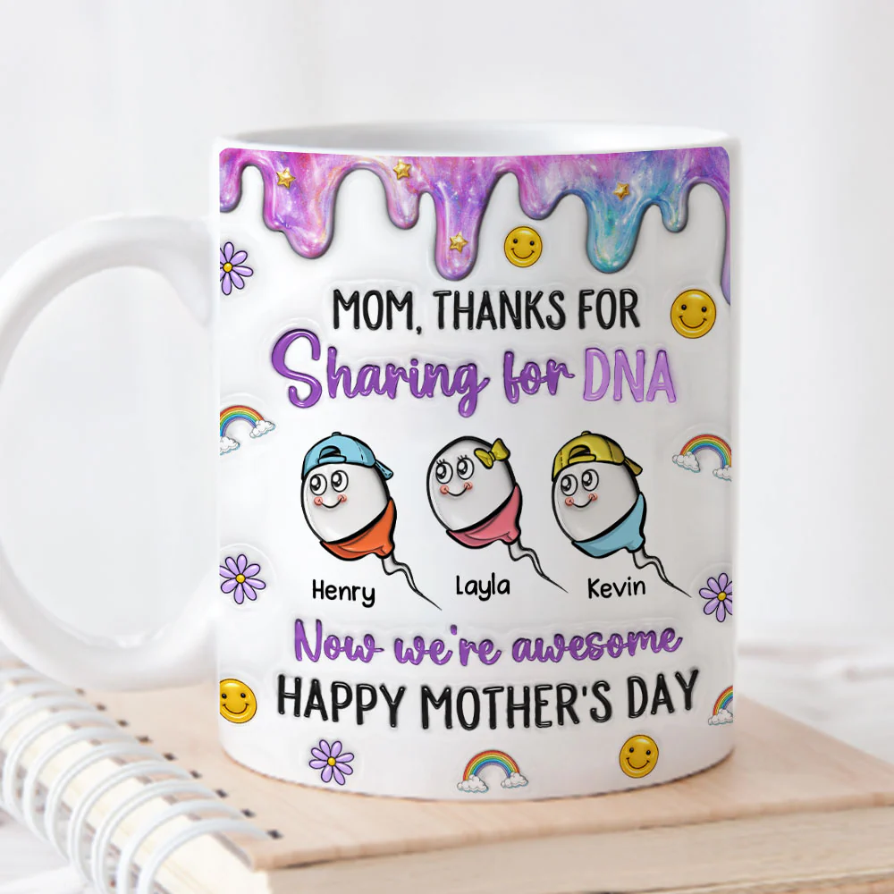Now We Are Awesome - Personalized Custom 3D Inflated Effect Mug - Image 3