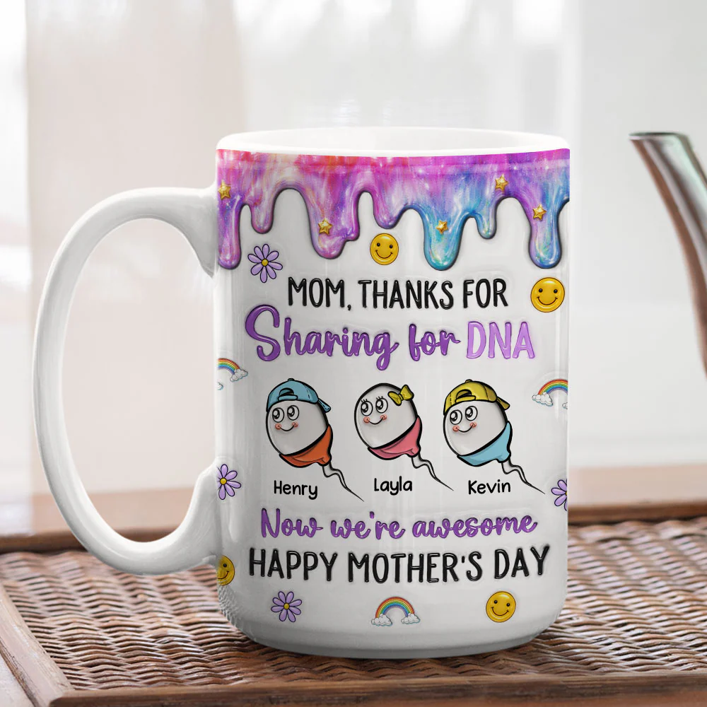 Now We Are Awesome - Personalized Custom 3D Inflated Effect Mug - Image 4