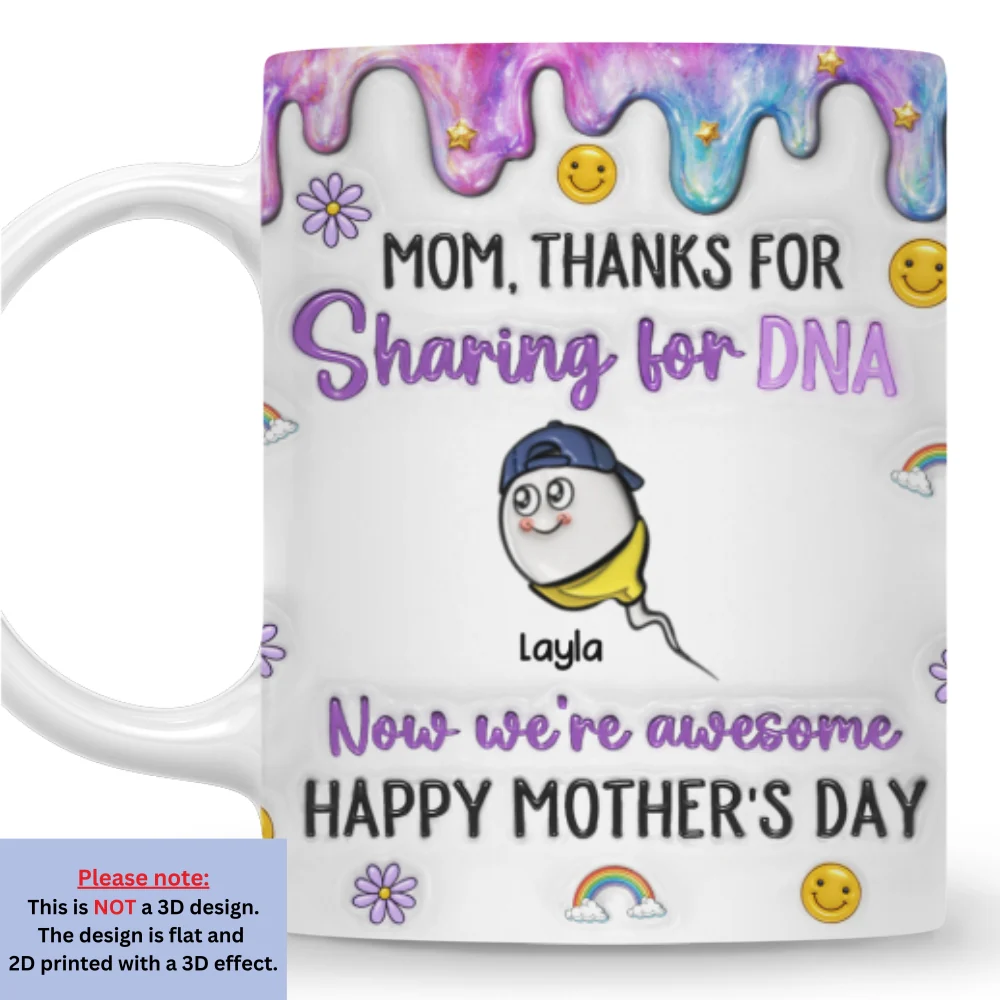Now We Are Awesome - Personalized Custom 3D Inflated Effect Mug - Image 7