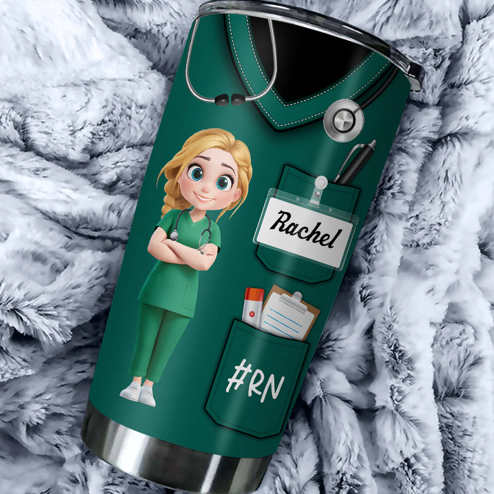 Nurse Nutrition Facts - Personalized Custom Tumbler - Image 7