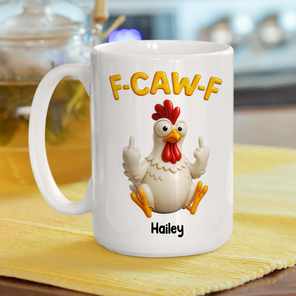 Office Fun - Personalized Custom 3D Inflated Effect Mug - Image 3