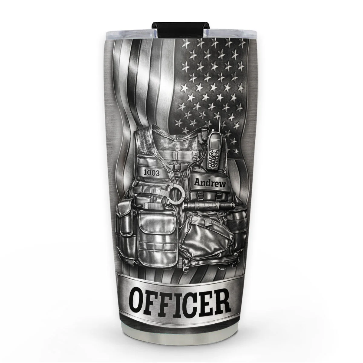 Officer On Duty - Personalized Custom Tumbler