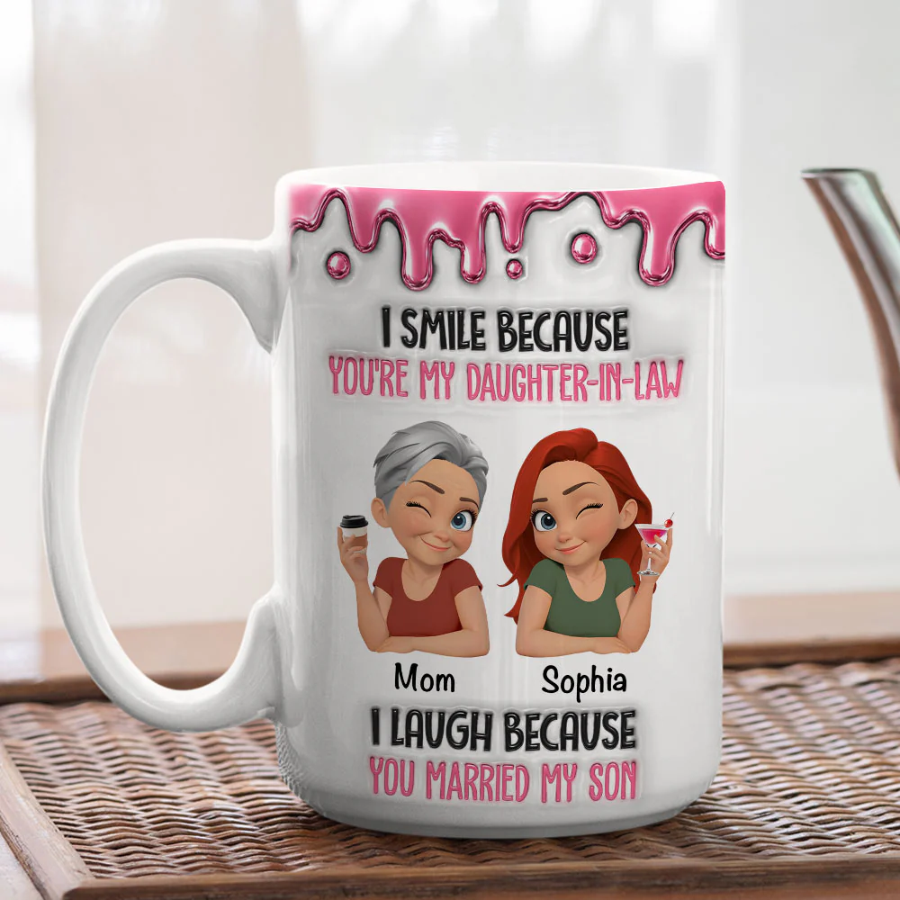 Officially Part Of Us - Personalized Custom 3D Inflated Effect Mug - Image 4