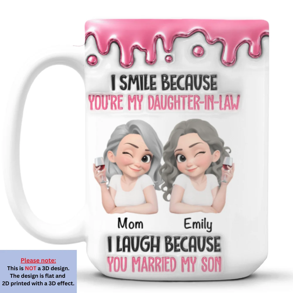 Officially Part Of Us - Personalized Custom 3D Inflated Effect Mug - Image 7