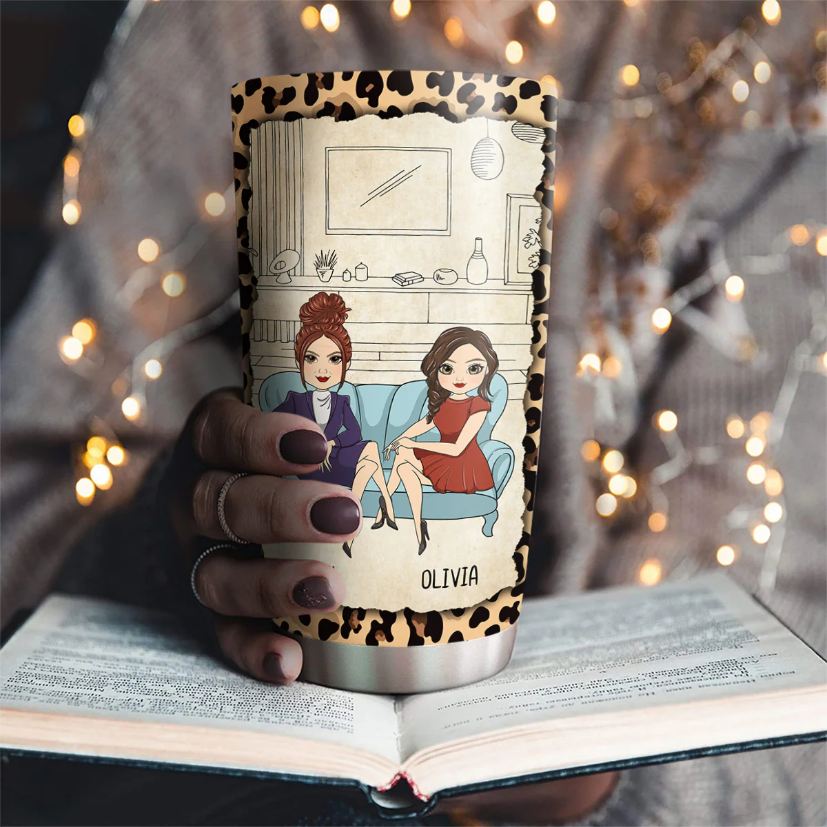 Oh Crap Like Mother Like Daughter - Personalized Custom Tumbler - Image 2