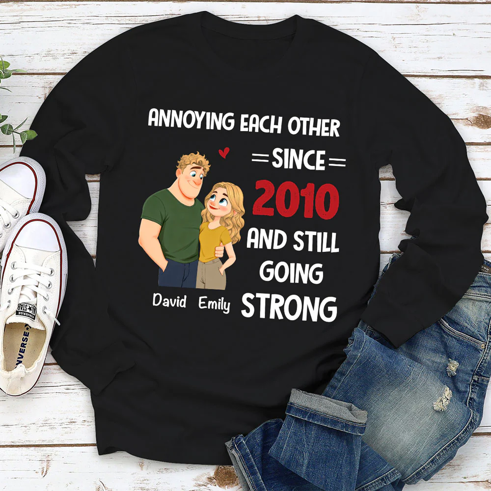 Old But Still In Love - Personalized Custom Shirt - Image 2