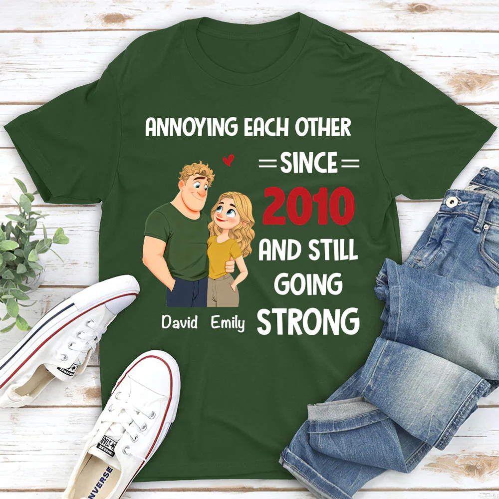 Old But Still In Love - Personalized Custom Shirt - Image 4
