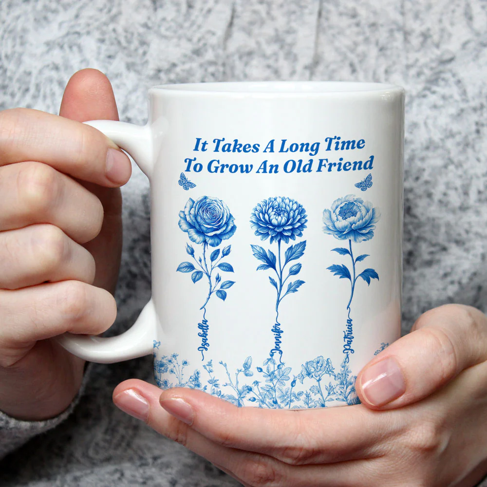 Old Friend - Personalized Custom Coffee Mug - Image 2