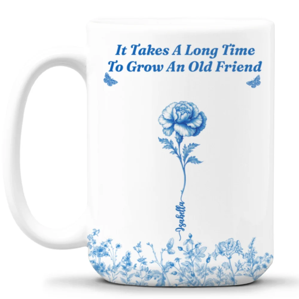 Old Friend - Personalized Custom Coffee Mug - Image 8