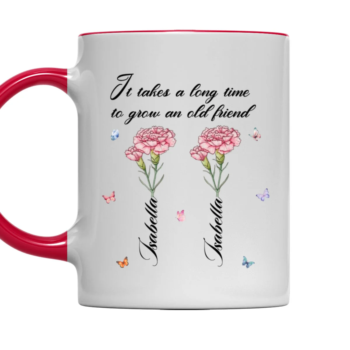 Old Friends - Personalized Custom Accent Mug - Image 10