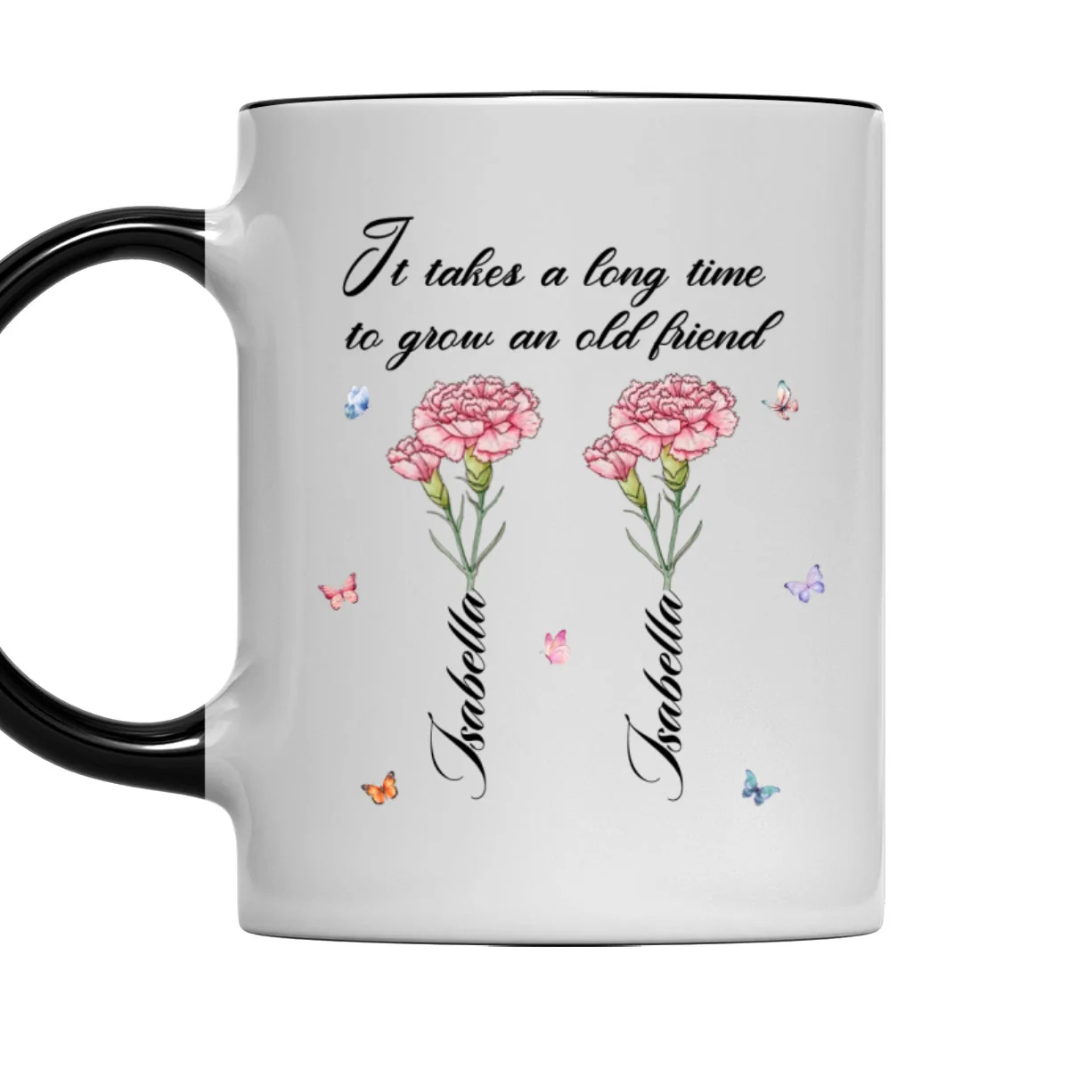 Old Friends - Personalized Custom Accent Mug - Image 7