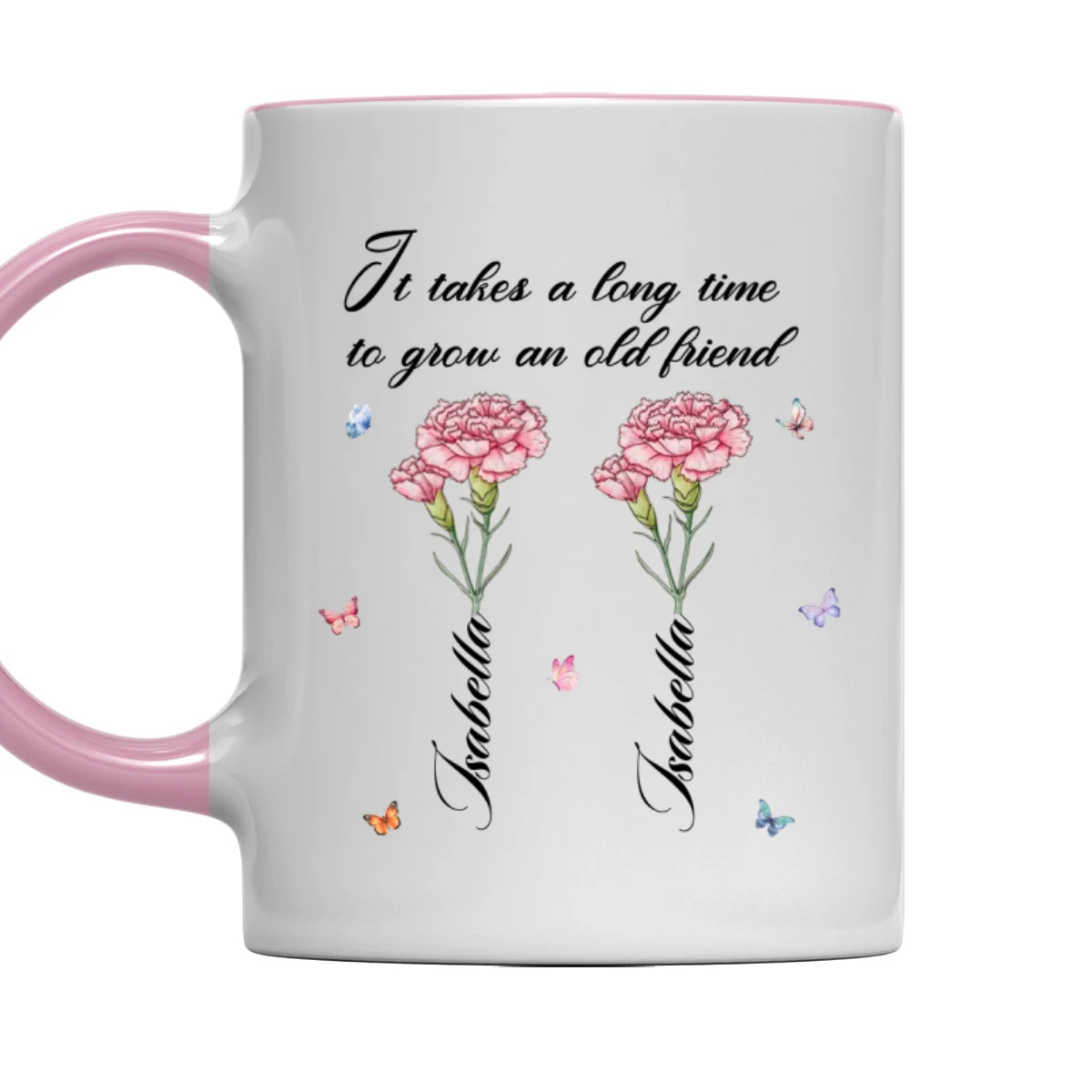 Old Friends - Personalized Custom Accent Mug - Image 9