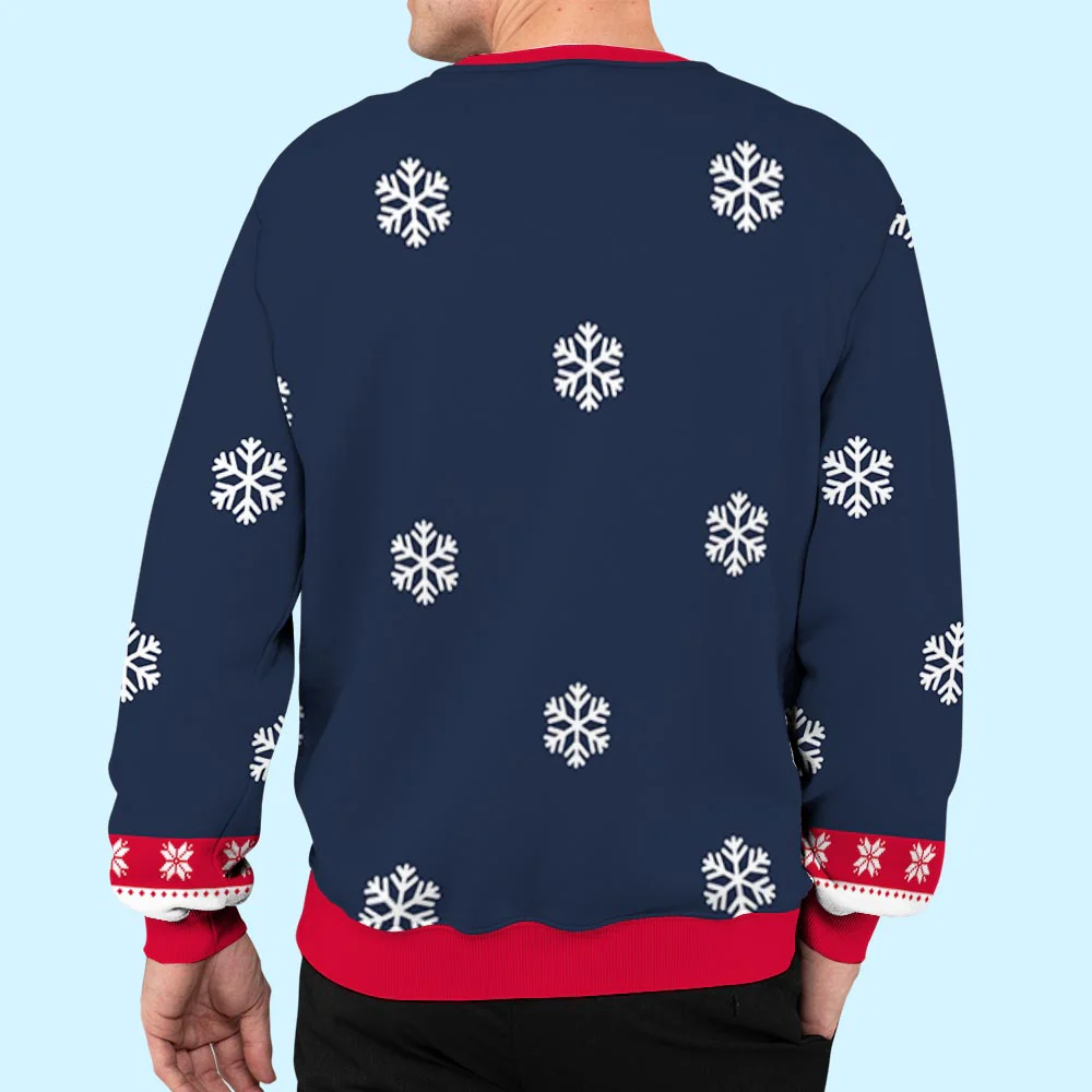 Old & Wrinkly - Personalized Custom All-Over-Print Sweatshirt - Image 4