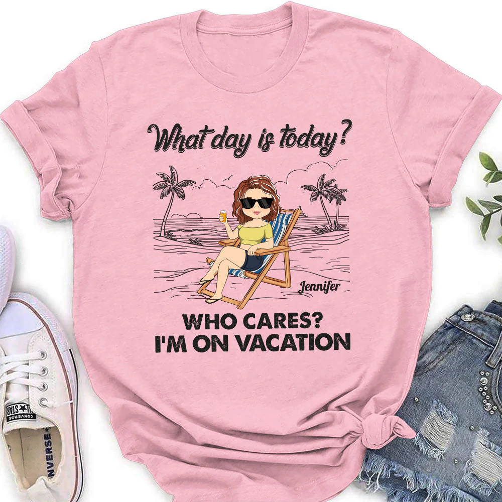 On Vacation - Personalized Custom Shirt - Image 3