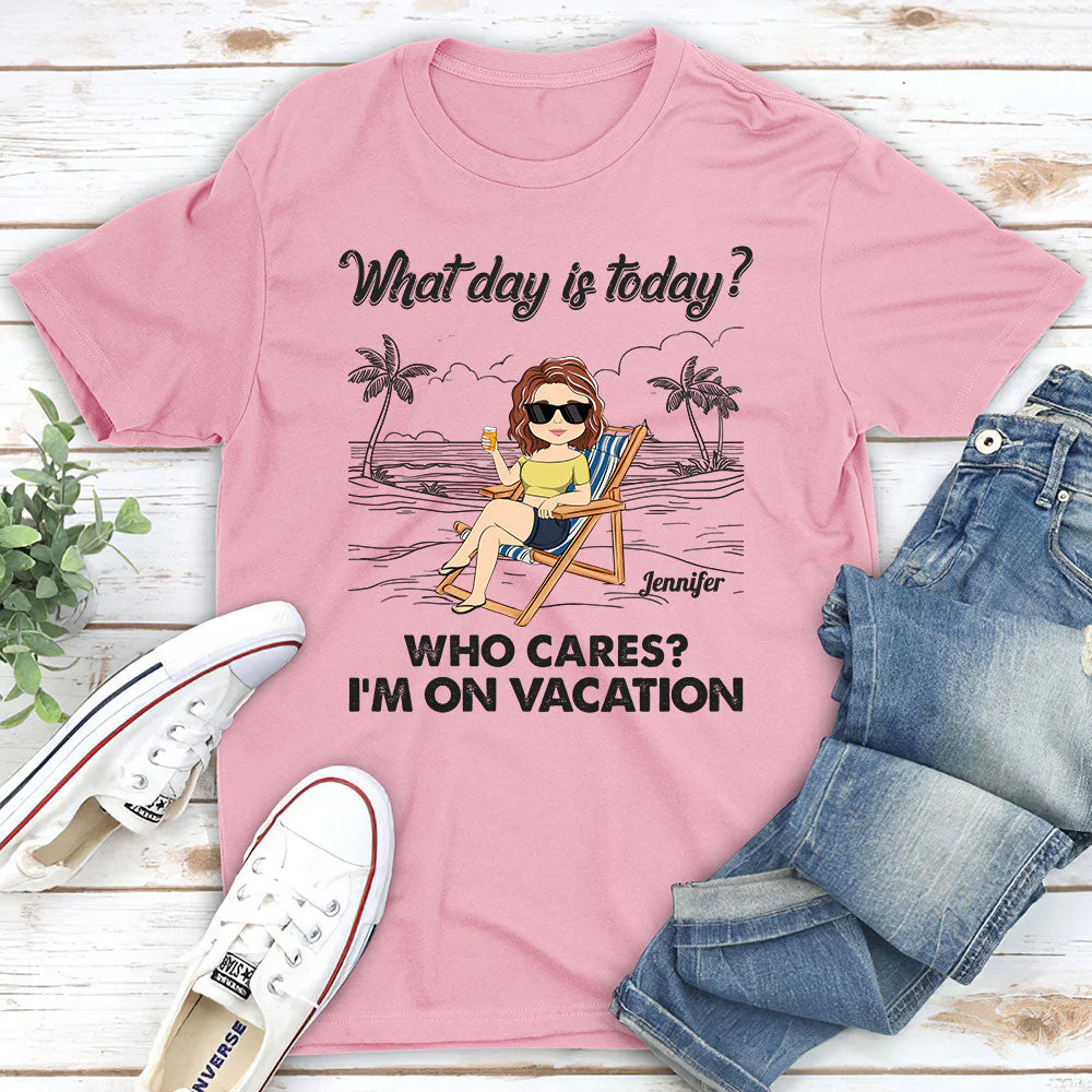 On Vacation - Personalized Custom Shirt - Image 5