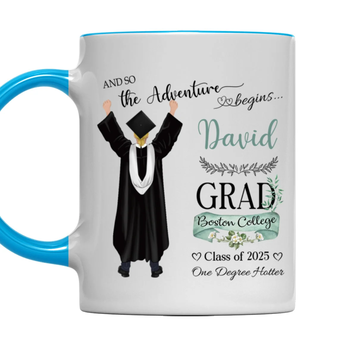 One Degree Hotter - Personalized Custom Accent Mug - Image 6