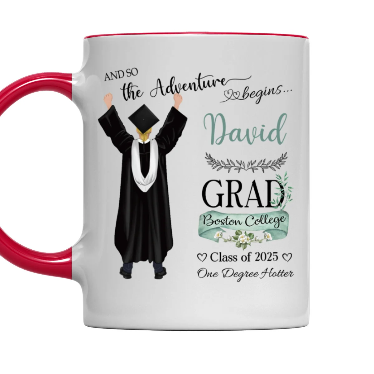 One Degree Hotter - Personalized Custom Accent Mug - Image 8