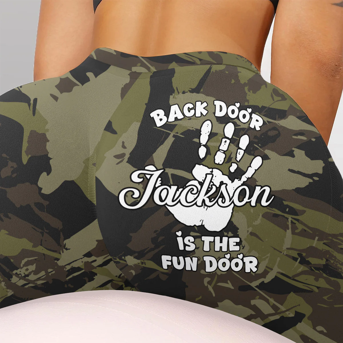 Only Brave Hearts Go Rear - Personalized Custom Leggings - Image 2