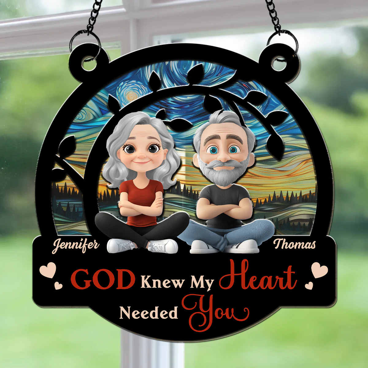 Only God Knew - Personalized Custom Suncatcher