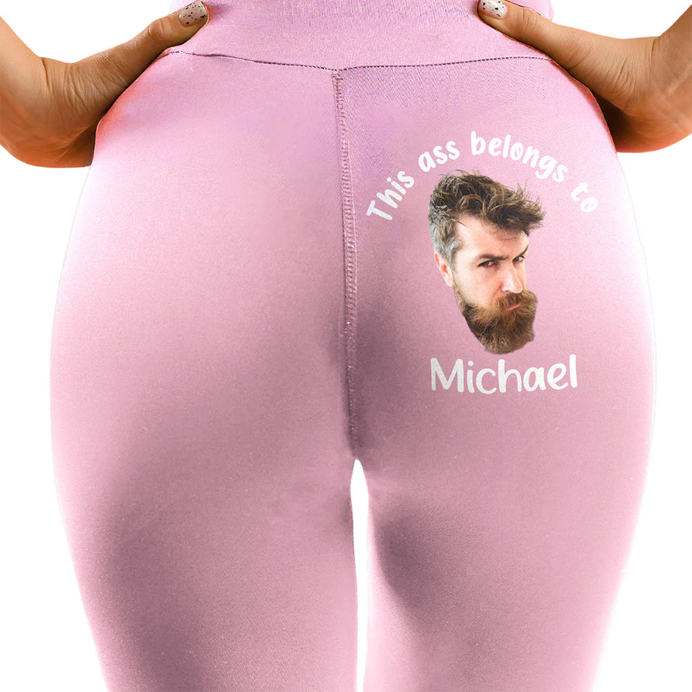 Only Him - Personalized Custom Leggings - Image 3