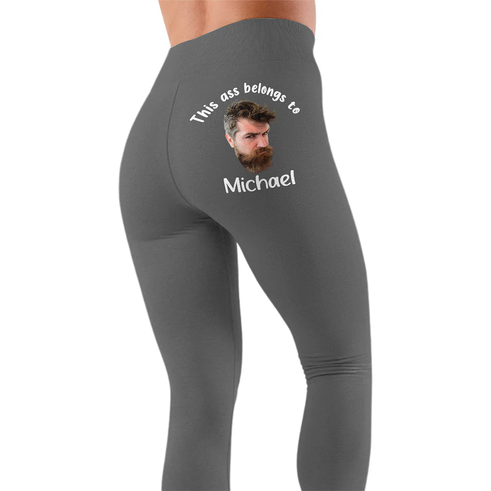 Only Him - Personalized Custom Leggings - Image 5