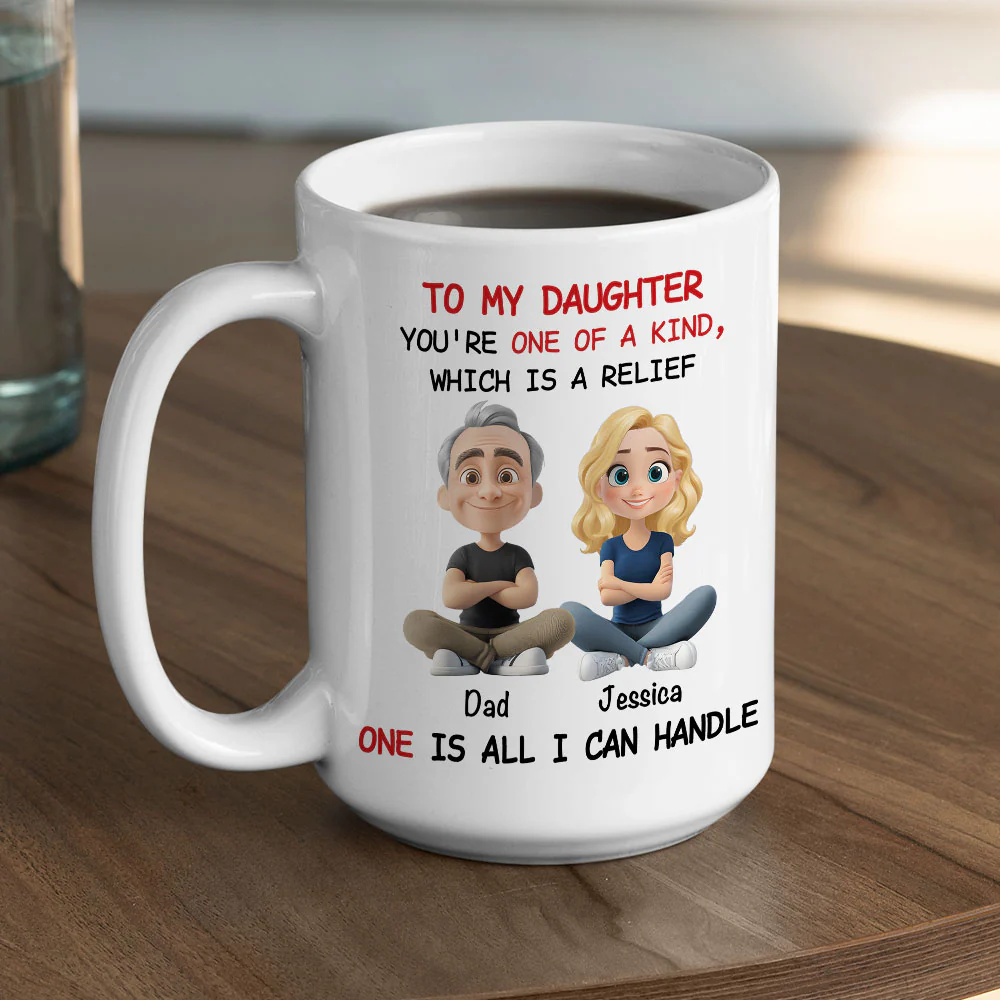 Only One -  Personalized Custom Coffee Mug - Image 4