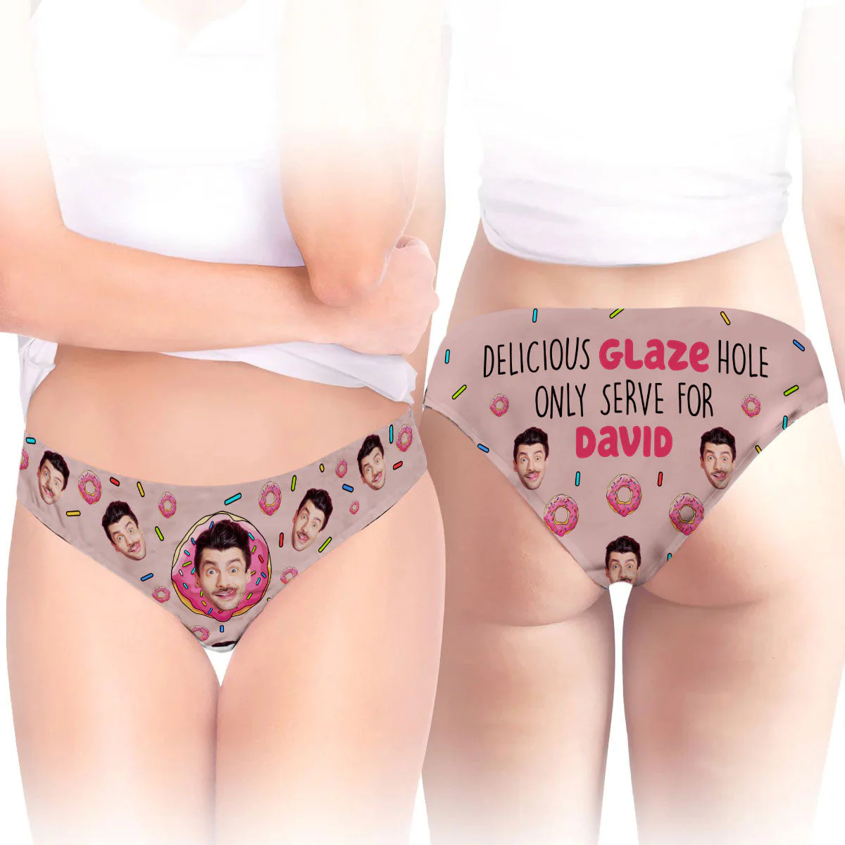 Only Serve For You - Personalized Women Briefs - Image 4