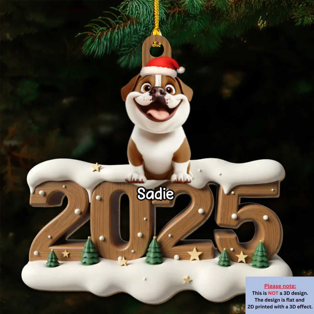 Only Them This Year - Personalized Custom 3D Effect Wood Ornament - Image 5