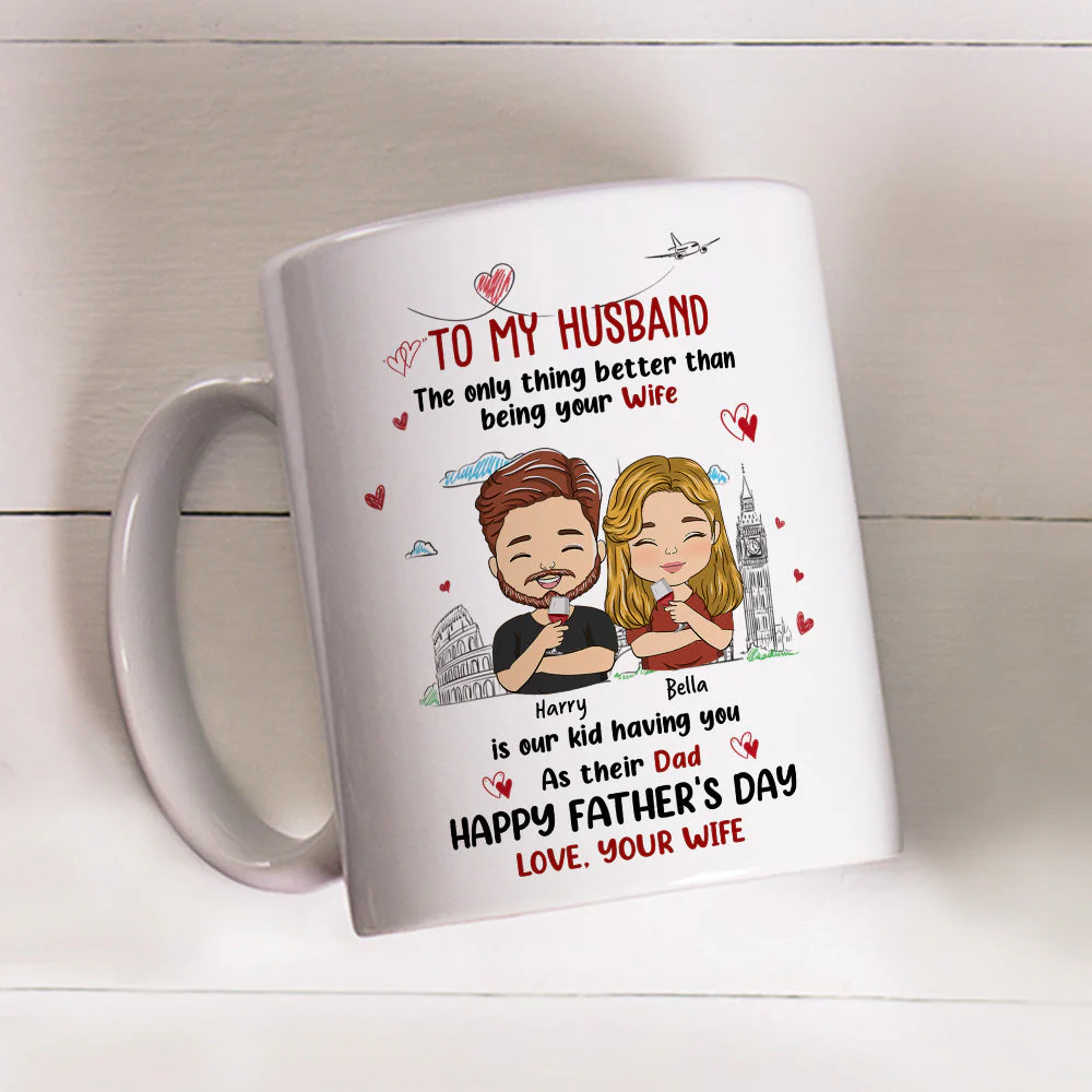 Only Thing Better Than Having You As My Husband - Personalized Custom Coffee Mug - Image 2