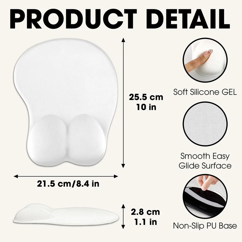 Only You Can Touch - Personalized Custom 3D Mouse Pad - Image 6