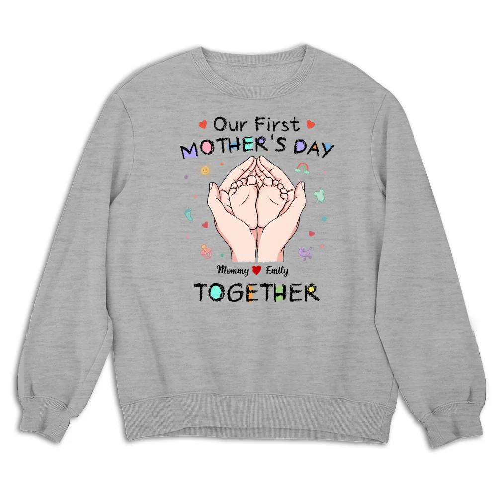 Our 1st Mothers Day - Personalized Custom Shirt - Image 14