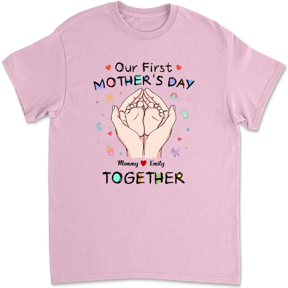 Our 1st Mothers Day - Personalized Custom Shirt - Image 9
