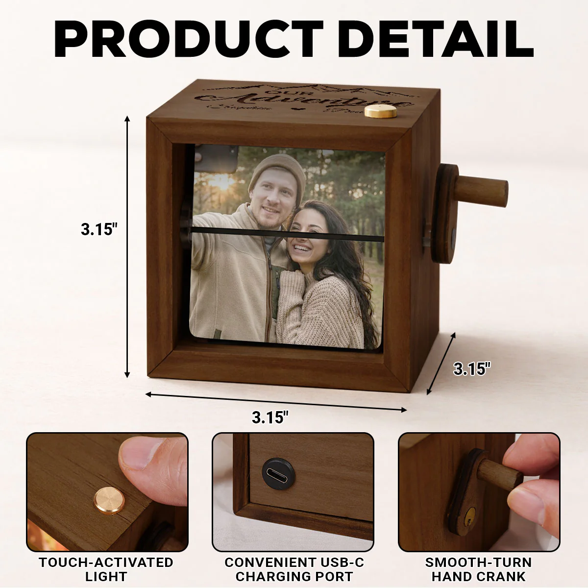 Our Adventure - Personalized Custom Photo Flipbook Animation Box - Image 7