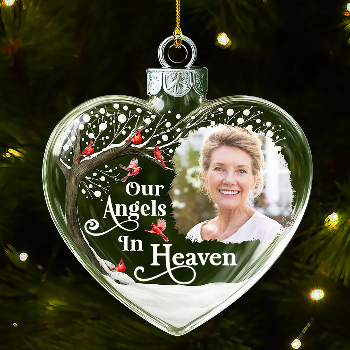 Our Angels In Heaven - Personalized Custom Acrylic Ornament