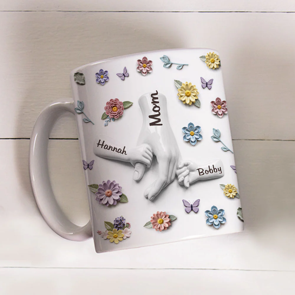 Our Beloved Mom - Personalized Custom 3D Effect Mug - Image 4