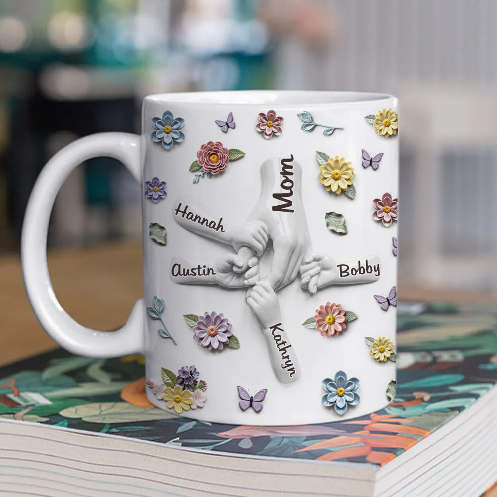 Our Beloved Mom - Personalized Custom 3D Effect Mug - Image 5