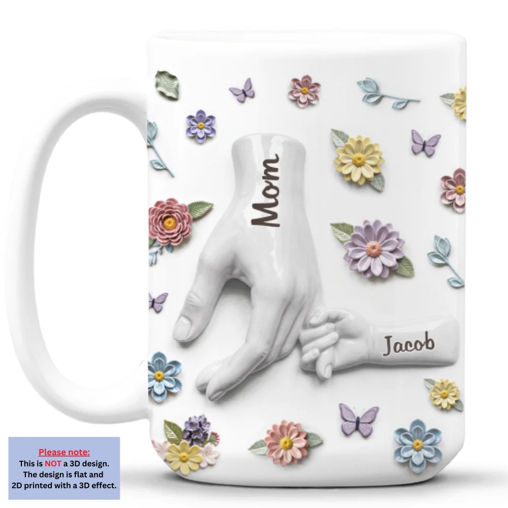 Our Beloved Mom - Personalized Custom 3D Effect Mug - Image 7