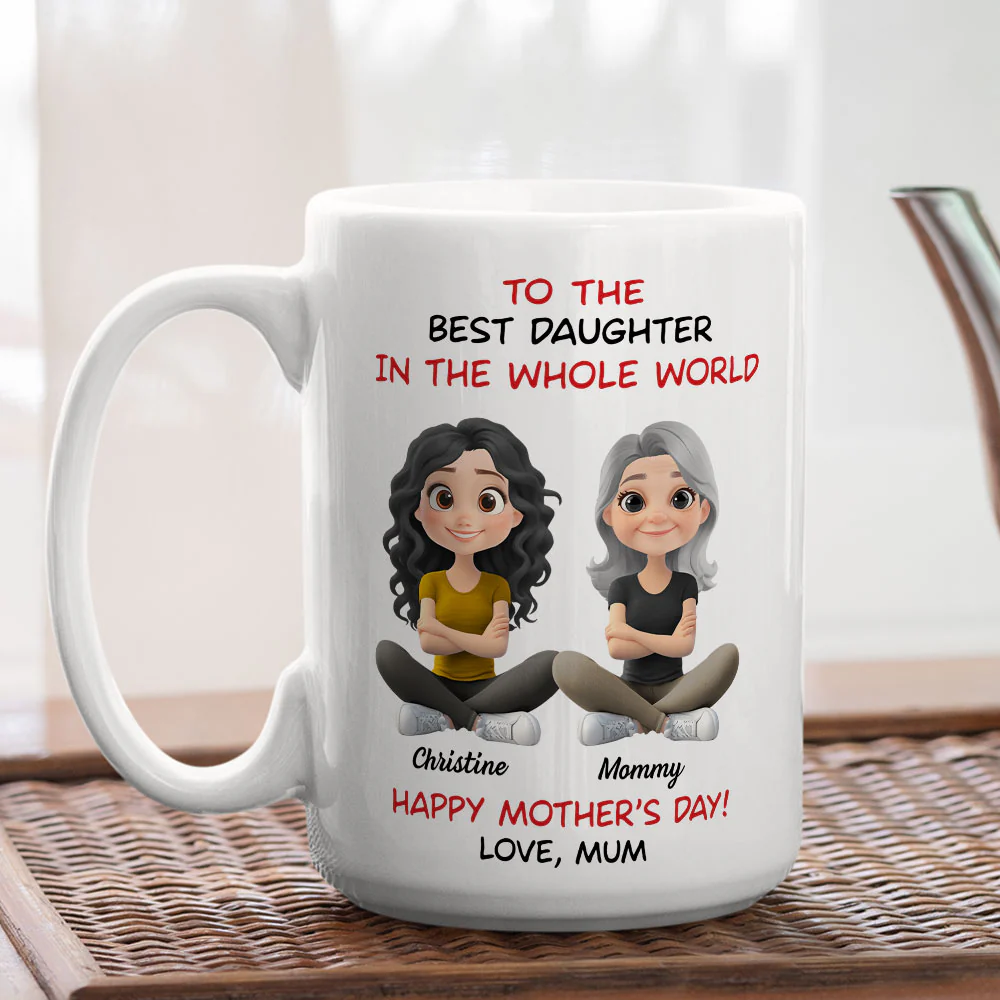 Our Bond Never Breaks - Personalized Custom Coffee Mug - Image 4
