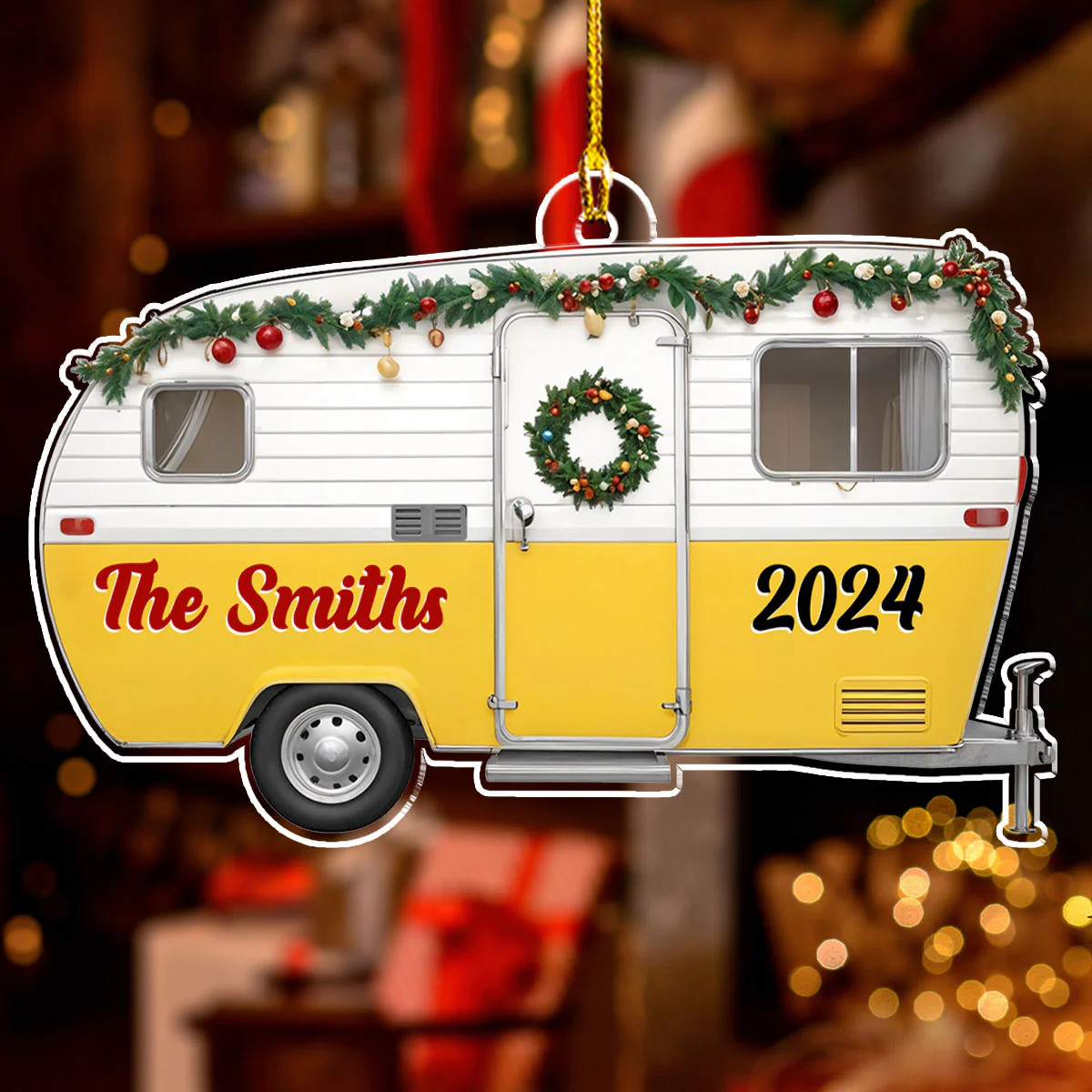 Our Camper - Personalized Custom Acrylic Ornament - Image 2