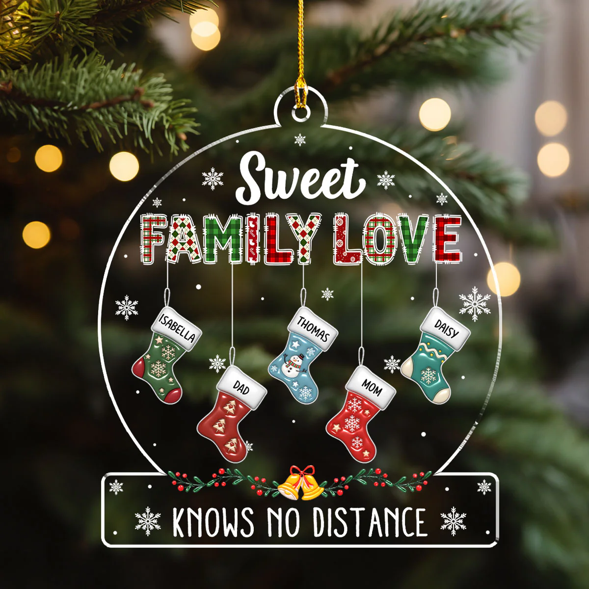 Our Childhood Memories - Personalized Custom 3D Effect Acrylic Ornament