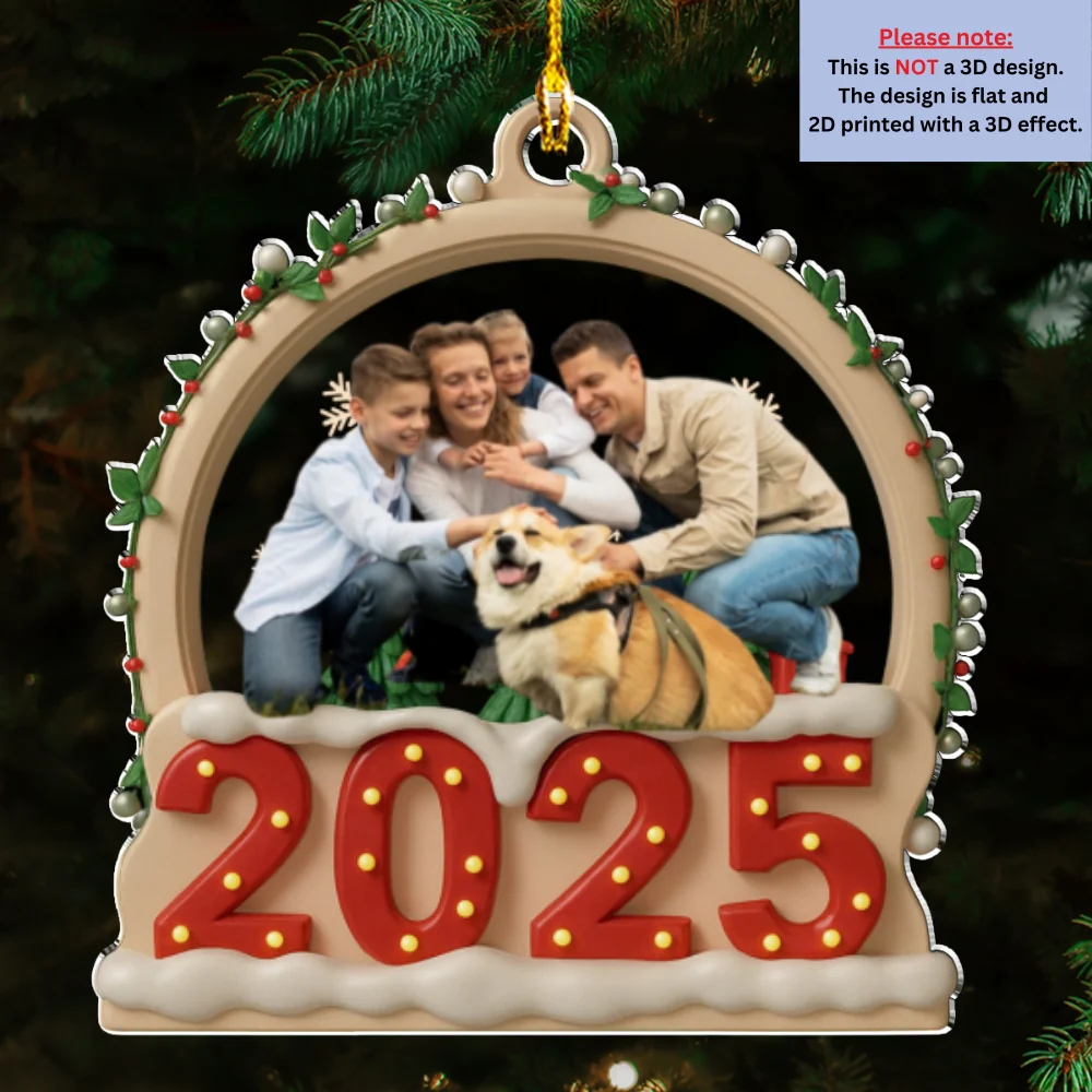 Our Christmas Together Photo - Personalized Custom Acrylic Ornament - Image 7